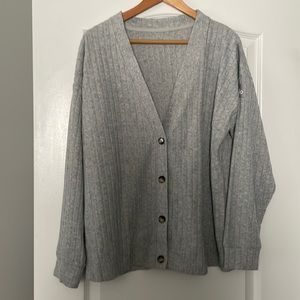 ALO YOGA ribbed cardigan